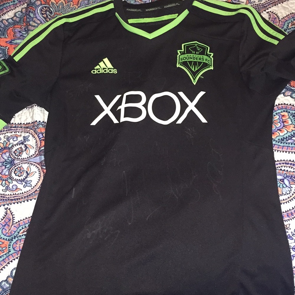 Original Adidas Seattle Sounders Black Jersey⚽️